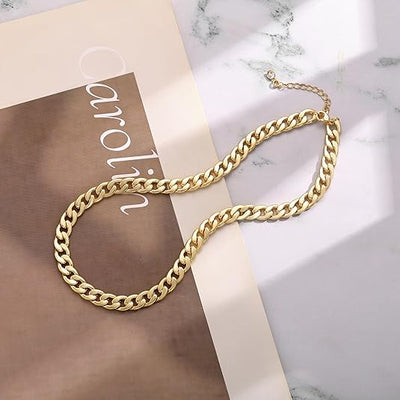 Ruby's Gold Cuban Link Necklace